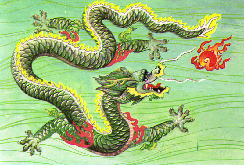 chinese dragon landscape